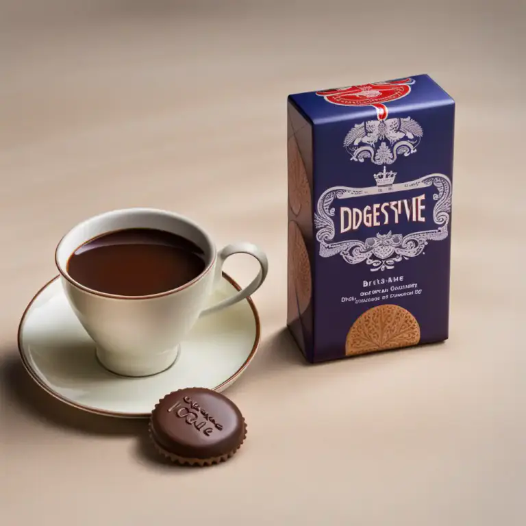 Visual representation of "digestive" - A type of biscuit that is commonly eaten in the United Kingdom.