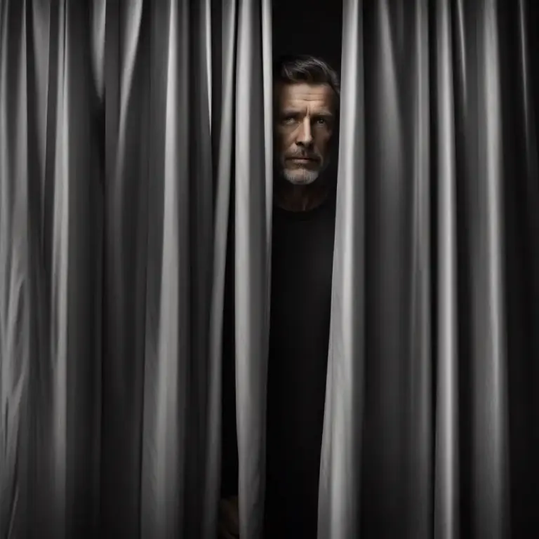 Visual representation of "curtain" - Something that conceals or covers something else, metaphorically.
