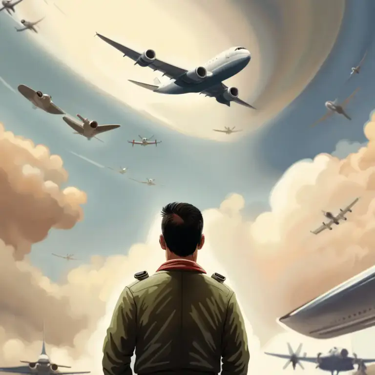 Visual representation of "aviation" - The operation, development, or management of aircraft