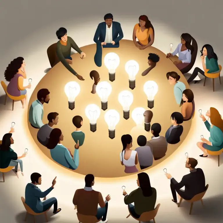 Visual representation of "give and take" - The exchange of opinions, arguments or ideas with others