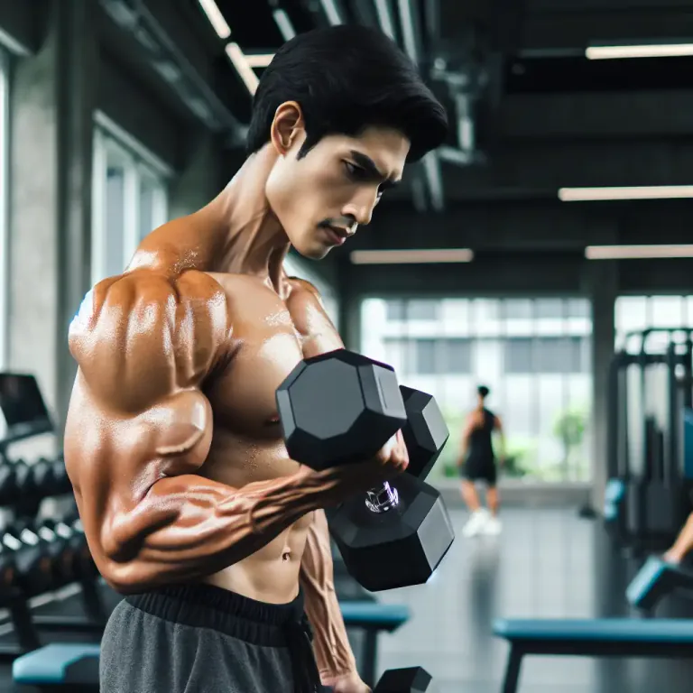 Visual representation of "anaerobic" - Physical exercise that doesn't require large amounts of oxygen.