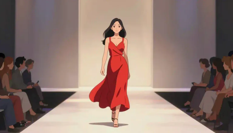 Visual representation of "catwalk" - A stage for models to walk on in a fashion show.