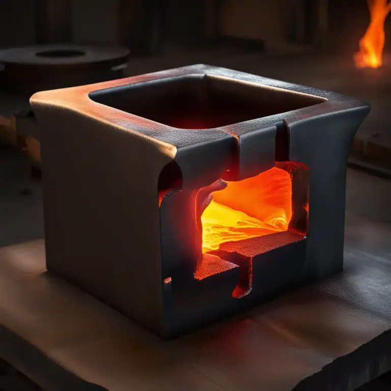 Visual representation of "temper" - To strengthen and make less breakable by heating and then cooling.
