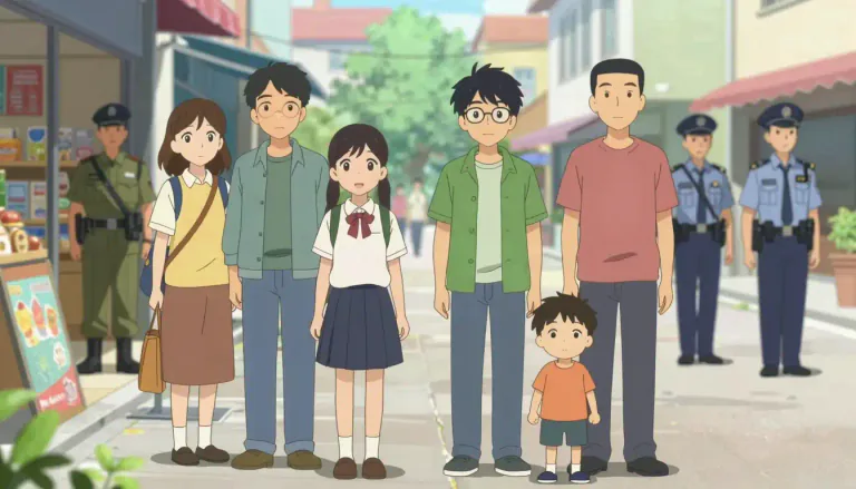 Visual representation of "civilian" - A person who is not part of the military, police, or firefighting forces.
