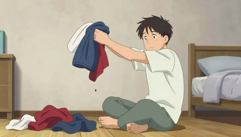 Visual representation of "dump" - To put down or drop something in a careless way.