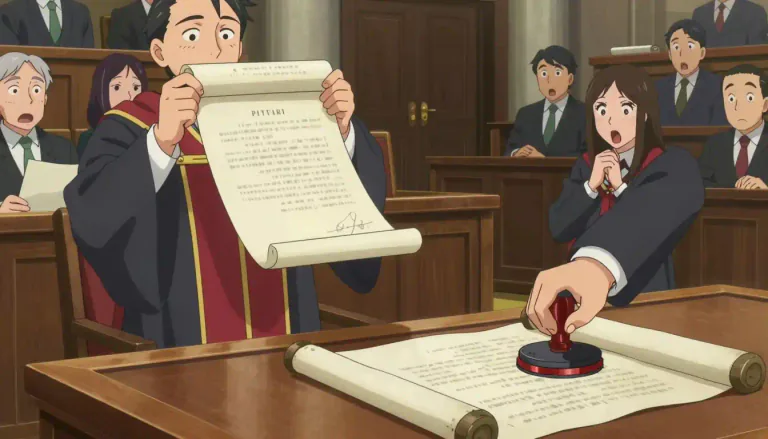 Visual representation of "abrogate" - To officially end or cancel something, especially a law or agreement.