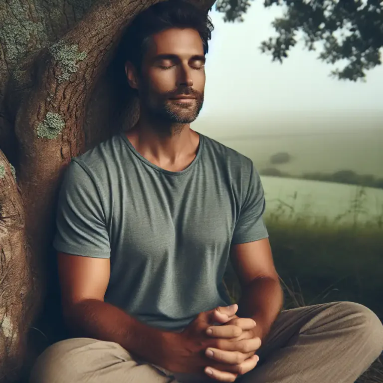 Visual representation of "philosopher" - A person who remains calm and accepts whatever happens in life