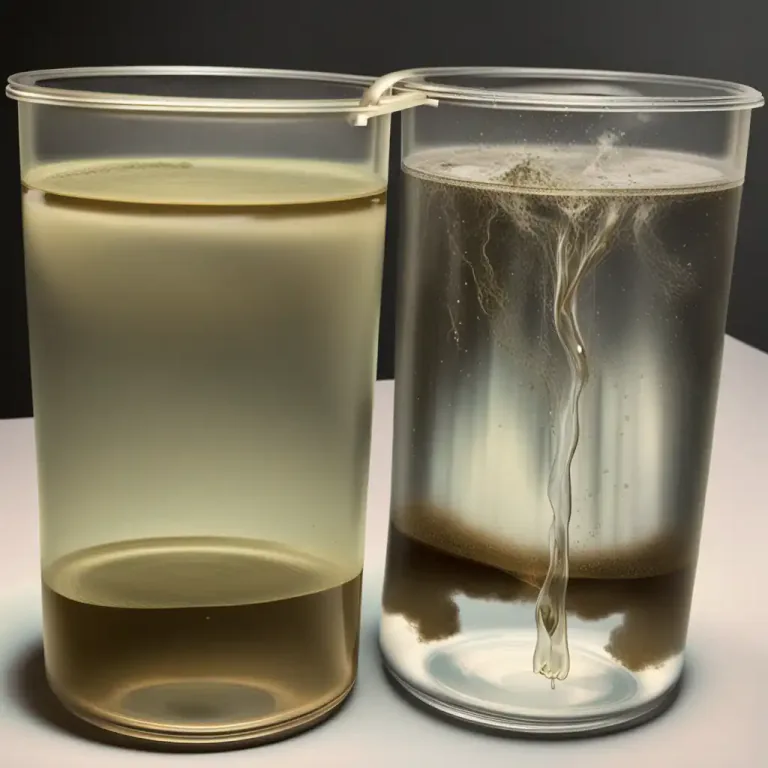 Visual representation of "clarify" - To make something, especially a liquid, pure or free from anything that spoils it