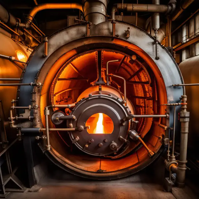 Visual representation of "burner" - An element of a furnace or a steam boiler