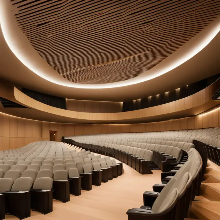 Visual representation of "acoustic" - Designed to control sound so it does not echo