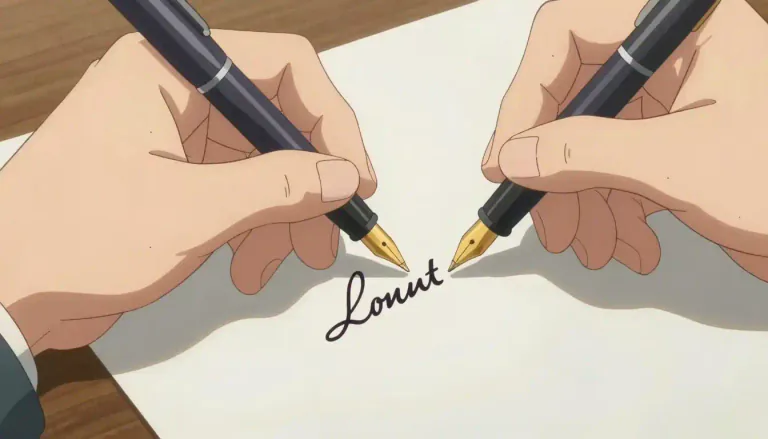 Visual representation of "signature" - a person's unique way of writing their name