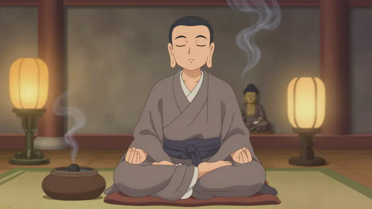 Visual representation of "buddhist" - A person who follows Buddhism, a religion founded by Siddhartha Gautama.