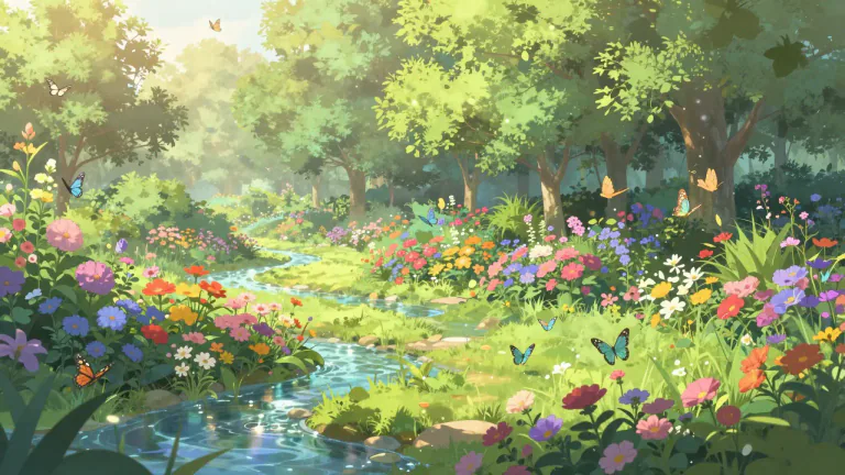 Visual representation of "eden" - A place of great beauty, happiness, or contentment