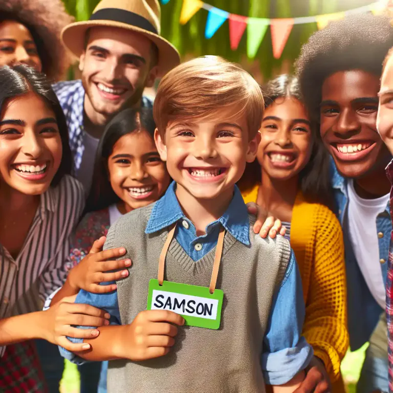 Visual representation of "sambo" - A diminutive form of 'Sam', often used as a familiar or affectionate nickname for someone named Samuel or Samson.