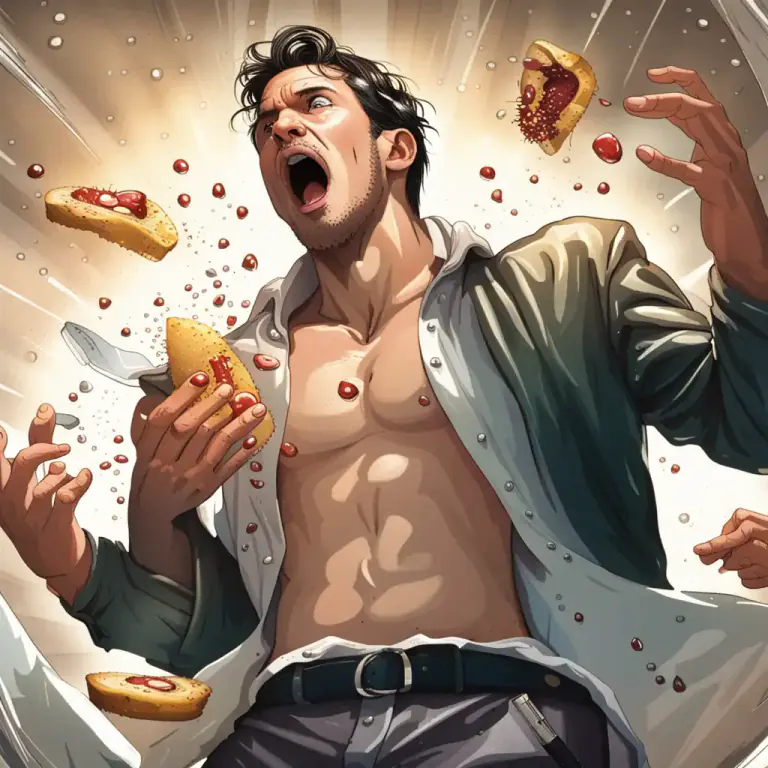 Visual representation of "spit up" - to force out liquid, phlegm, etc. from your mouth