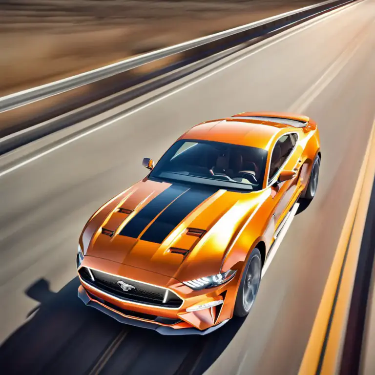 Visual representation of "mustang" - A type of sports car produced by the Ford Motor Company.
