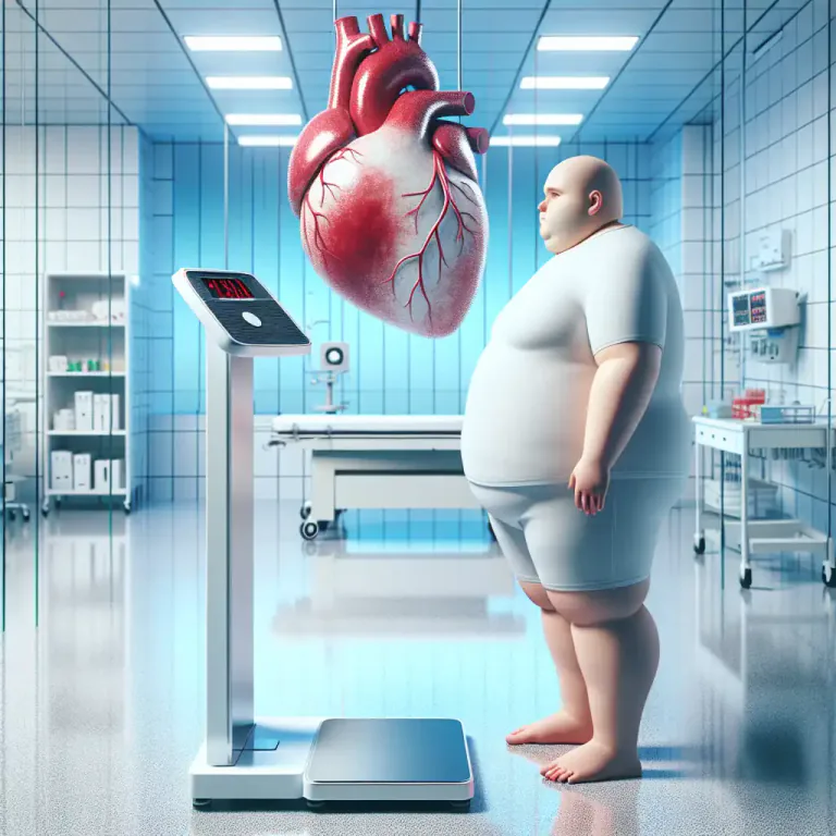 Visual representation of "obesity" - Medical condition where a person's body weight is much higher than what is healthy.