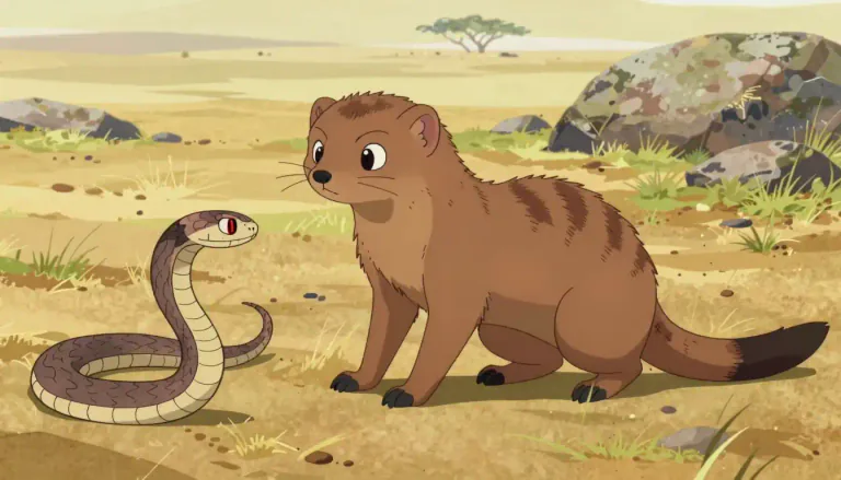 Visual representation of "mongoose" - A small carnivorous animal native to Asia and Africa, known for its ability to kill snakes.
