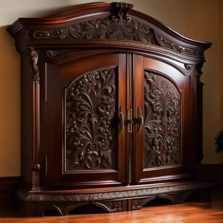 Visual representation of "cove" - A concave or arched molding on a column or piece of furniture