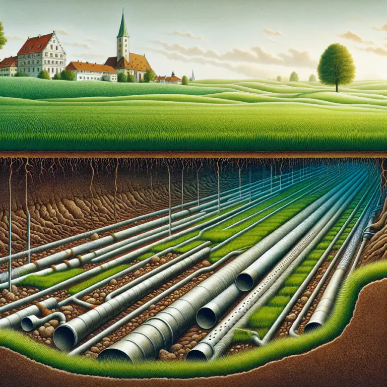 Visual representation of "leach" - A system used for drainage.
