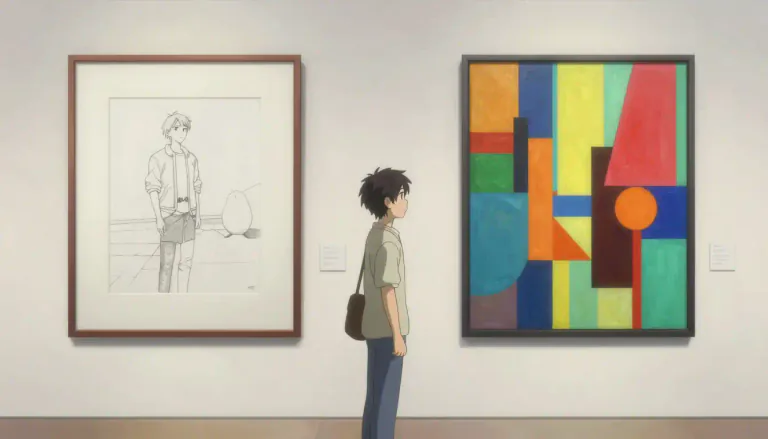 Visual representation of "juxtapose" - To place things side by side for comparison or contrast