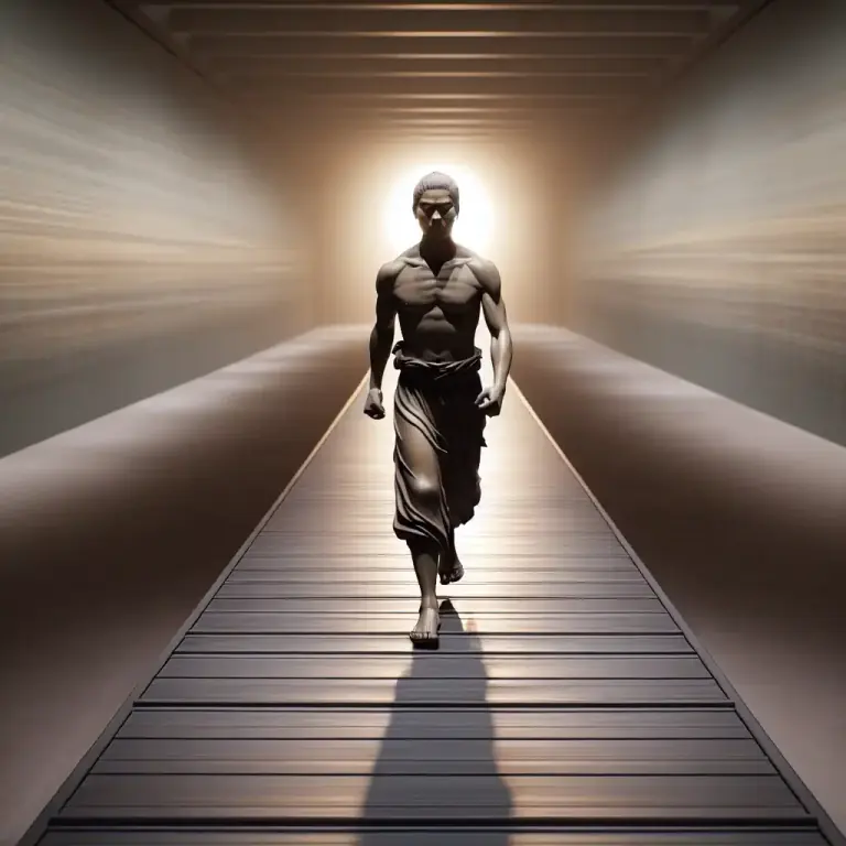 Visual representation of "come back" - To become fashionable or popular again