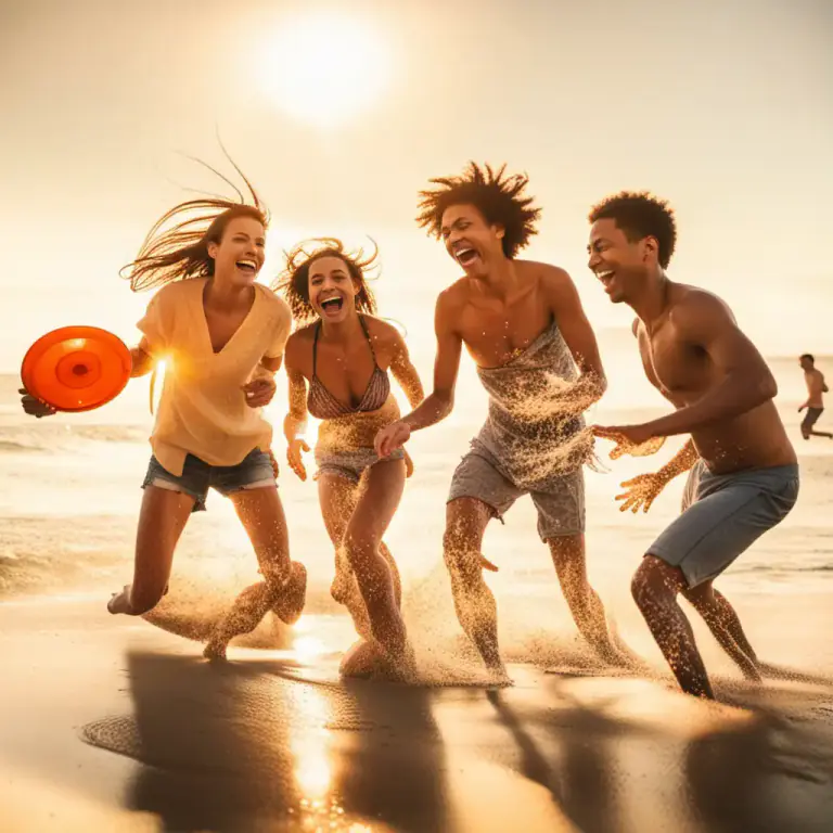 Visual representation of "frolic" - A playful action or movement, often lively or cheerful