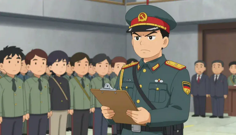 Visual representation of "commissar" - A government official in a communist country, especially one who ensures adherence to the party’s policies.