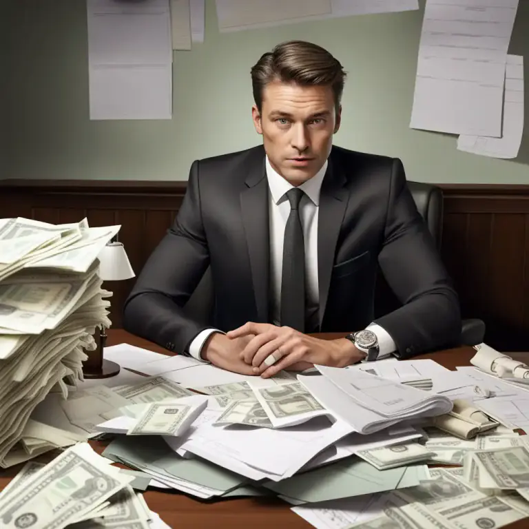 Visual representation of "white-collar" - Relating to crimes committed by people who work in offices and businesses.