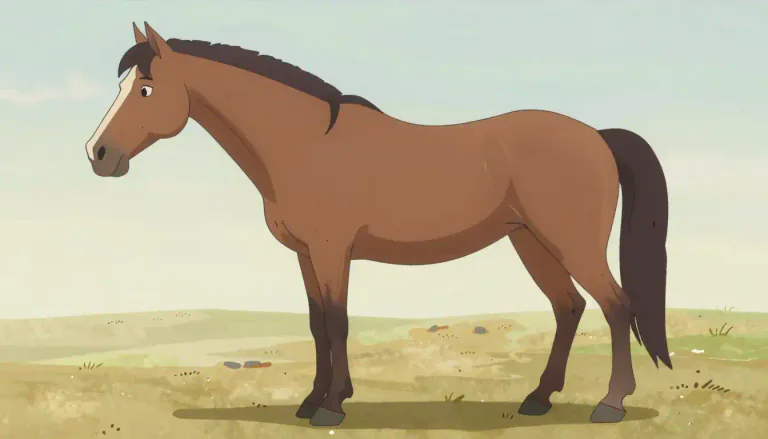 Visual representation of "swayback" - A back that curves downward in the center, making the spine appear somewhat arch-like.