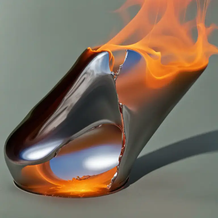 Visual representation of "fuse" - To melt something, such as metal or glass, using intense heat