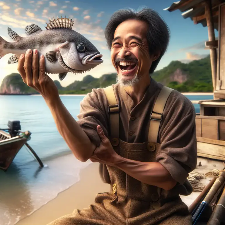 Visual representation of "roundhead" - Any of several species of fish with a round, flattened head, especially those in the genus Diploprion in the family Ephippidae.