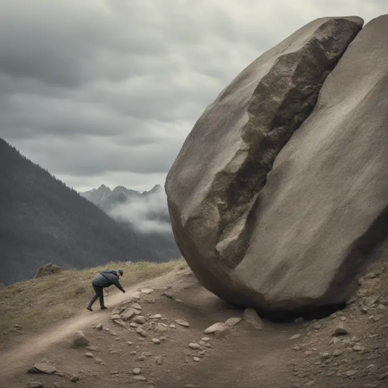 Visual representation of "to/until the bitter end" - Continue doing something until it is finished, even though it's very difficult
