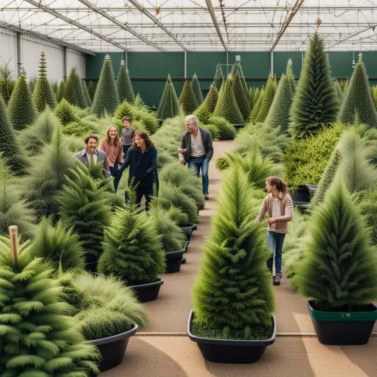 Visual representation of "nursery" - A place where plants are grown and sold