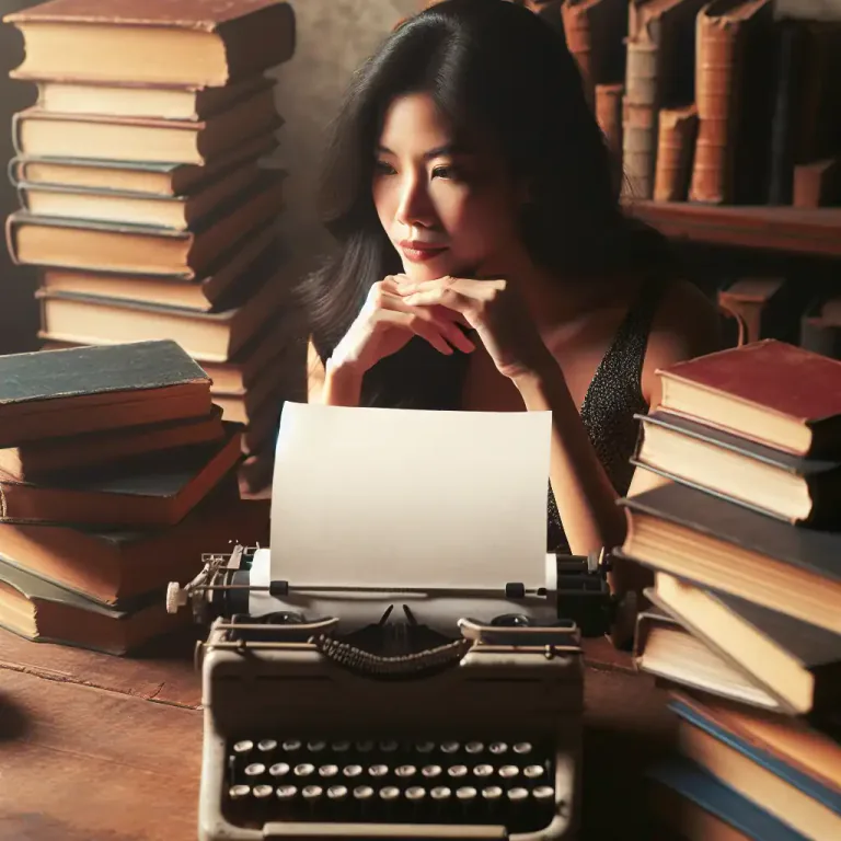 Visual representation of "literature" - The profession of being a writer.