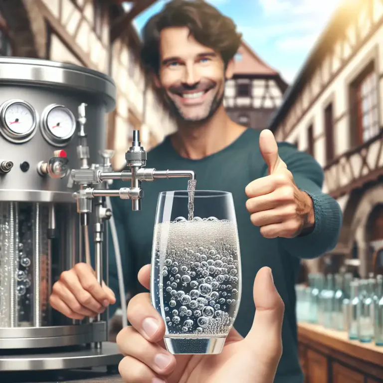 Visual representation of "carbonate" - To add carbon dioxide to a liquid, usually a drink.