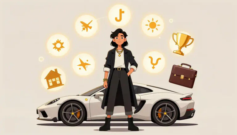 Visual representation of "trappings" - The special symbols, clothing or equipment that are connected with a particular situation or person