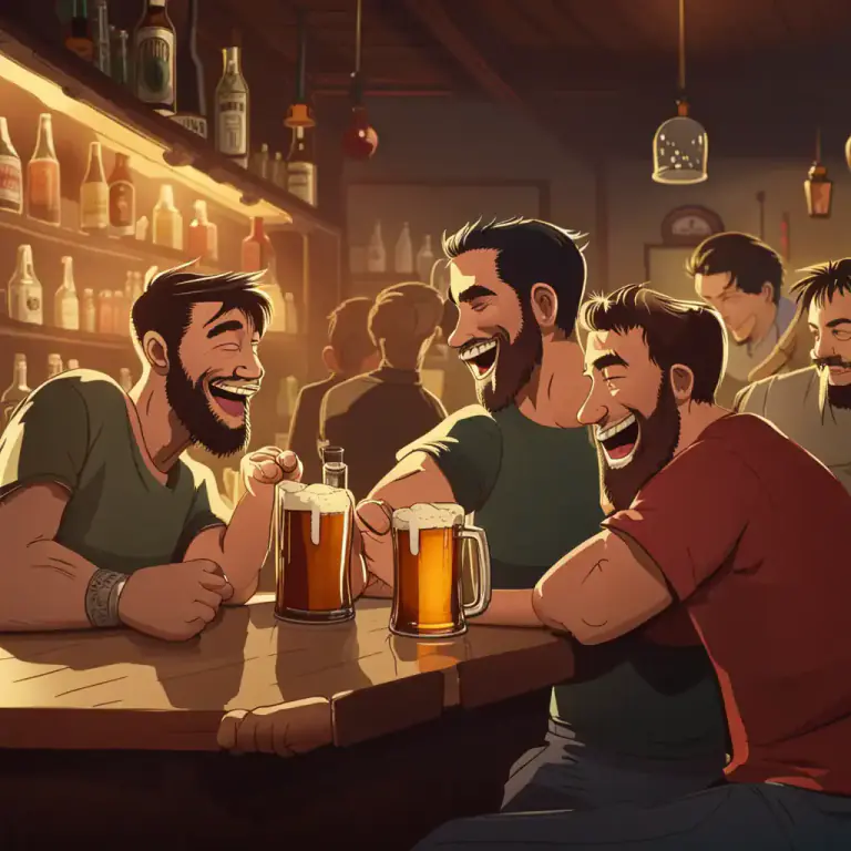 Visual representation of "be on the piss" - To drink excessive amounts of alcohol, be in the process of heavy drinking
