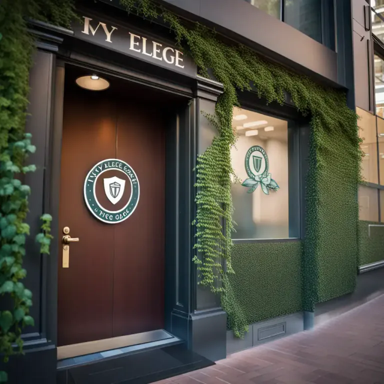 Visual representation of "Ivy League" - Ivy League is used to describe something as being very high quality, as the Ivy League universities are known for their high quality standards.