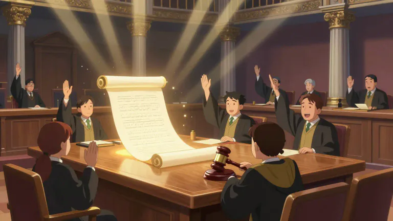 Visual representation of "legislate" - To make or pass laws