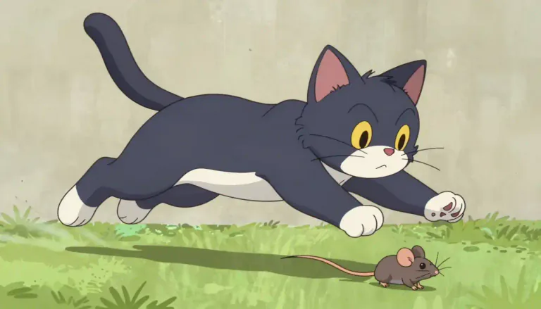 Visual representation of "pounce" - To suddenly jump on someone or something in order to capture or kill it.