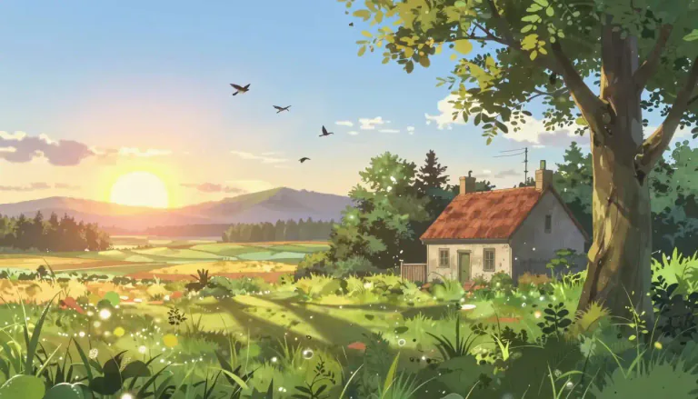 Visual representation of "forenoon" - the time from sunrise till noon