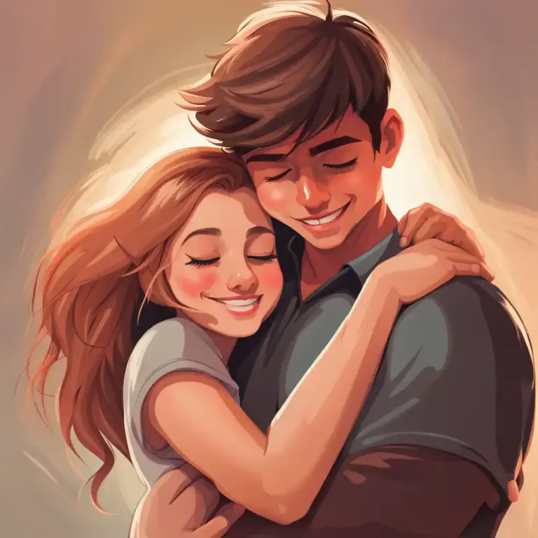 Visual representation of "lock" - To hold someone or something in a tight grasp