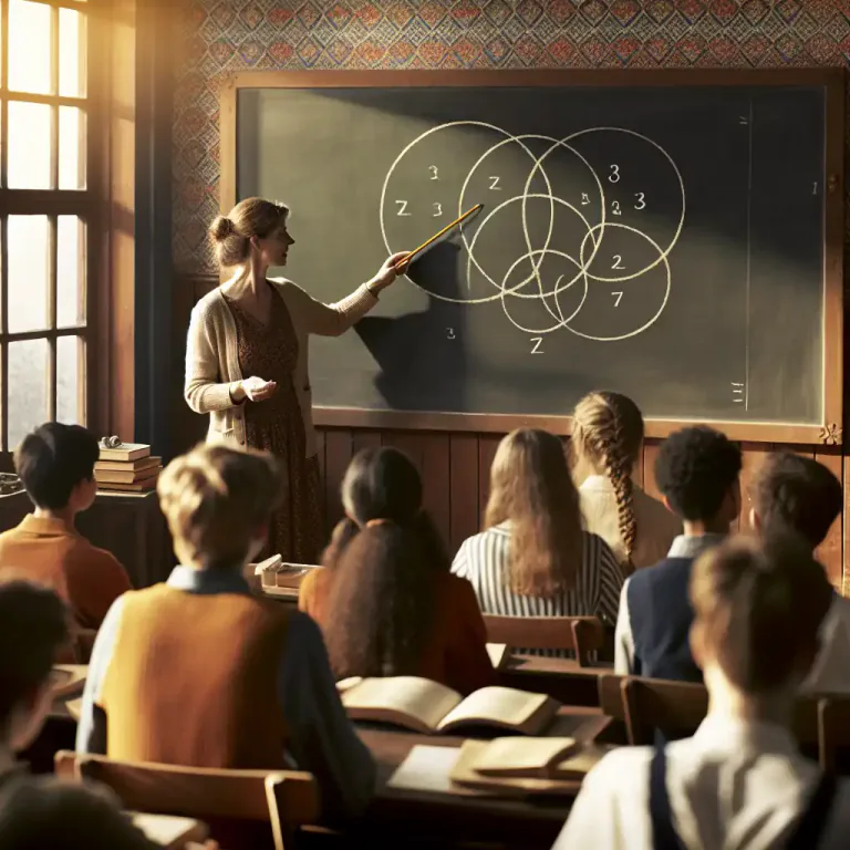 Visual representation of "relational" - Being about how parts of a mathematical system or logical argument are connected