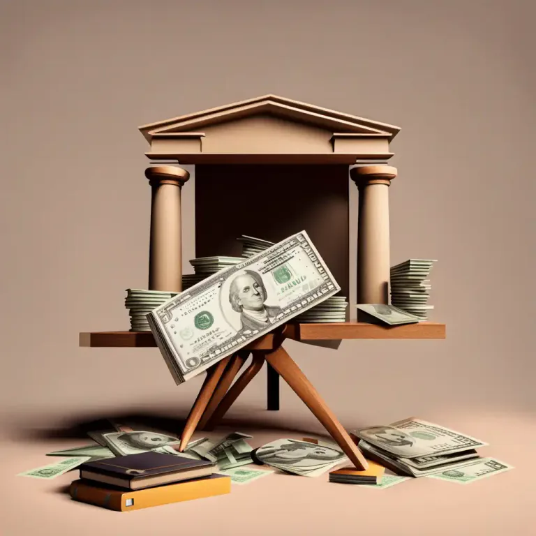 Visual representation of "philistinism" - A way of life in which money and material possessions are valued more than spiritual or cultural values
