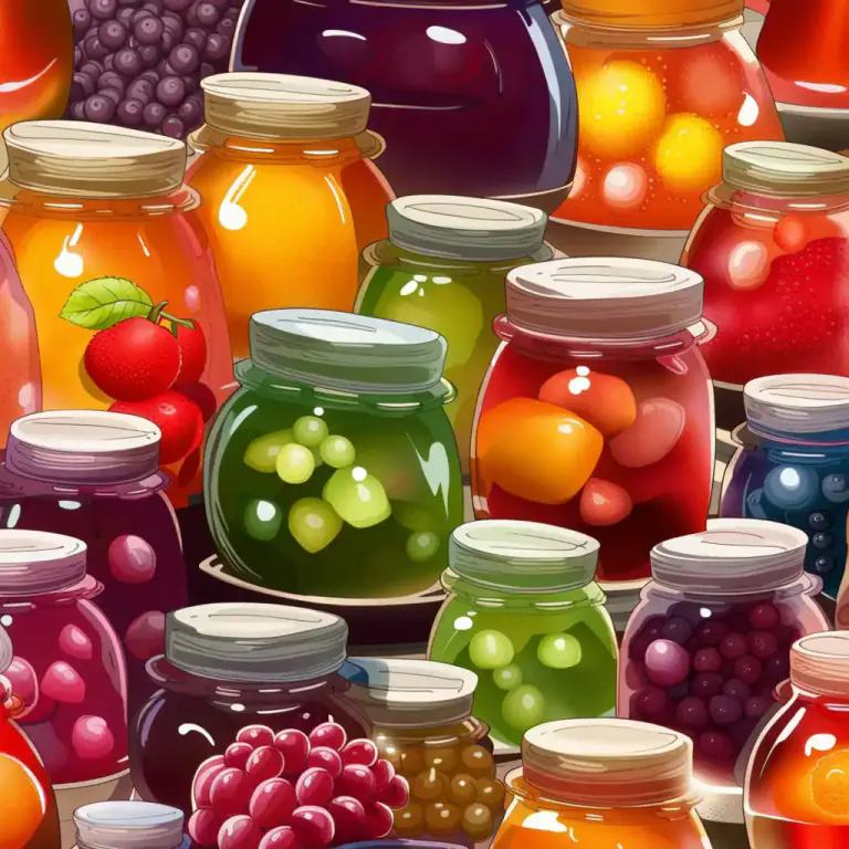 Visual representation of "preserve" - To treat food or materials to stop them from decaying