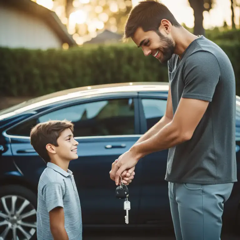 Visual representation of "confide in" - To entrust something to someone.