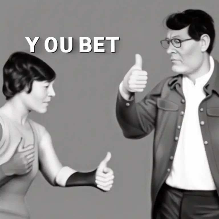 Visual representation of "you bet!" - Absolutely; certainly