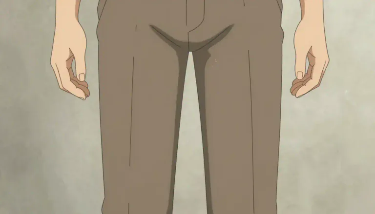 Visual representation of "crotch" - The place where the legs split on the body or on clothing, or where two things join