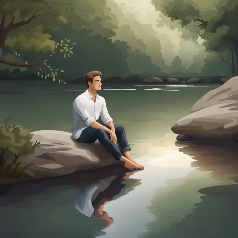 Visual representation of "quiescent" - Calm, peaceful